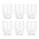 Bodum pavina paris lot de 6 verres a double paroi blanc transparent - 270 ml