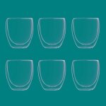 Bodum - set de 6 verres double paroi 25cl - pavina set