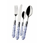 Bohemia bleu clair, 24 couverts, coffret compact, maison bugatti