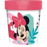 Boissons fruitees tataway gobelet en plastique rose disney minnie pour filles 260 ml avec base antidrapante ...