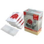 Boite de 4 sacs � poussi�re synth�tiques fjm ( + filtre moteur) (42685 - 52465) aspirateur (5588921 9917710 ...