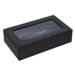 Bo�te 6 accessoires vin  ezra  23cm noir