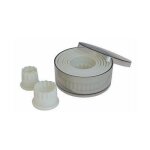 Boite de 9 decoupoirs canneles ronds plastiques 2a10cm Boite de 9 decoupoirs canneles ronds plastiques 2a10cm