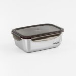 Cuitisan boite alimentaire rectangulaire en inox compatible au micro - ondes 2800ml