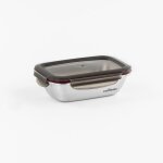 Cuitisan boite alimentaire rectangulaire en inox compatible au micro - ondes 580ml