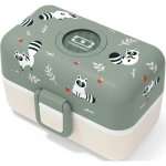La bo�te bento pour enfant - monbento mb tresor vert raccoon