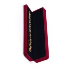 Bo�te � bijoux bo�te - cadeau � bijoux pour colliers et bracelets rouge fonc�