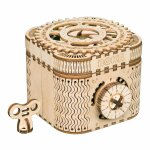 Bo�te a bijoux m�canique en bois robotime 3d