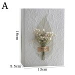 Bo�te � bonbons gypsophila fleurs s�ch�es, bo�te � chocolat, d�cor de f�te de mariage, bo�te d'emballage ...