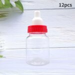 Bo�te � bonbons en plastique 12 pi�ces / ensemble, jolie bouteille de sucette pour b�b�, bo�tes � cadeaux ...
