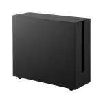 Bo�te � c�bles avec roulettes l15 cm - noir