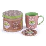 Bo�te cadeau b�b� yoda the mandalorian avec mug et sous - verre