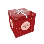 Boite cadeau pour toi mon amour c�urs 10cm rouge