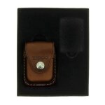 Boite cadeau zippo avec etui marron a clip Boite cadeau zippo avec etui marron a clip