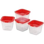 Bo�tes de cong�lation hygi�niques en plastique transparent - tescoma purity - lot de 4