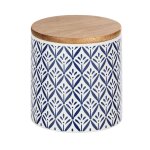 Bote de conservation aliment bord de mer lorca - 0, 45 l - bleu et blanc