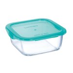 Bote de conservation carre hermtique 76 cl keep'n box + couvercle lagoon - luminarc