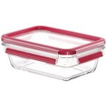 Boite de conservation rectangulaire - tefal - verre - masterseal fresh - 0. 7 l - couvercle en plastique ...