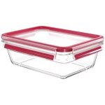 Boite de conservation - tefal - rectangulaire - masterseal fresh - en verre - 1. 3l