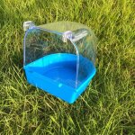 Boîte de douche en plastique pour perroquet, bain d'oiseaux, fournitures de bol d'eau pour perruche, ... Boîte de douche en plastique pour perroquet, bain d'oiseaux, fournitures de bol d'eau pour perruche, ...