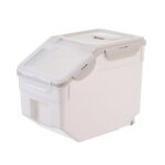 Bote hermtique pour aliments pour animaux - bote de rangement durable pour friandises, riz et produits ...