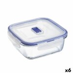 Boîte a lunch hermétique luminarc pure box active 1, 22 l bicolore verre (6 unités) Boîte a lunch hermétique luminarc pure box active 1, 22 l bicolore verre (6 unités)