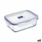 Boîte a lunch hermétique luminarc pure box active 19 x 13 cm 1, 22 l bicolore verre (6 unités) Boîte a lunch hermétique luminarc pure box active 19 x 13 cm 1, 22 l bicolore verre (6 unités)