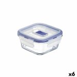 Boîte a lunch hermétique luminarc pure box active 380 ml bicolore verre (6 unités) Boîte a lunch hermétique luminarc pure box active 380 ml bicolore verre (6 unités)