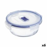 Boîte a lunch hermétique luminarc pure box active 670 ml 14 x 6 cm bicolore verre (6 unités) Boîte a lunch hermétique luminarc pure box active 670 ml 14 x 6 cm bicolore verre (6 unités)