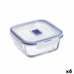 Boîte a lunch hermétique luminarc pure box active 760 ml bicolore verre (6 unités) Boîte a lunch hermétique luminarc pure box active 760 ml bicolore verre (6 unités)