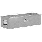 Bo�te � outils en aluminium - caisse � outil alu. verrouillage cl� v�rins poign�es - 99 x 33 x 25 cm