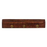 Boite porte encens en bois motif arbre de vie
