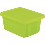 Boite de rangement - bac de rangement - curver essentials conteneur 16l avec couvercle vert 225386