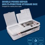 Bote de rangement pour iphone cran lcd carte mre puces ic composants vis conteneur organisateur outils ...