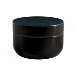 Boite de rangement - noir brillant - en gr�s - jaro spirella