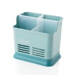 Bo�te de rangement portable cuill�re baguettes fourchette en plastique, support d'accessoires de cuisine, ...