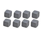 Bote de rangement rutilisable pour whisky x8 gris 2 x 2 x 2 cm