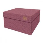 Boite de rangement violette 39, 5x32x21cm