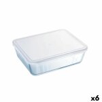 Bote a repas rectangulaire avec couvercle pyrex cook & freeze 25 x 20 cm transparent silicone verre ...