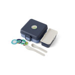 Bo�te a sandwich enfant monbento snacky 850 ml bleu infinity sans bpa