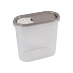 Boite saupoudreuse a sucre - 2l - 19x18 cm - plastique - couverture r�glable