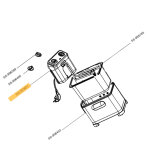 Boitier avec r�sistance (rep�re nss - 203651) friteuse airfryer (ss - 203651 ss203651 seb tefal)