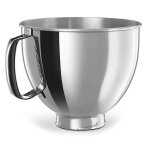 Bol en acier inoxydable pour mlangeur a tte inclinable kitchenaid classic&artisan series 4. 5 - 5 qt, ...