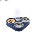 Bol d'alimentation 3 en 1 pour chien, bouteille d'eau pour chien, bol a boire automatique pour chat, ...