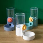 Bol automatique pour animaux de compagnie, cage d'alimentation suspendue, bouteille d'eau pour animaux ...