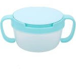 Bol pour b�b� anti - fuite, contenant a collations a double poign�e, conserve les aliments au chaud et ...