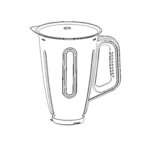 Bol blender inox - robot m�nager (ms - 650883 moulinex)