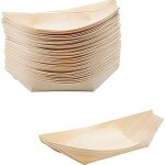 Bol en bois de pin i vaisselle jetable biologique durable