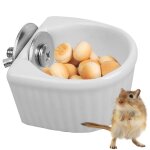 Bol en cramique pour hamster, mangeoire pour animaux de compagnie, nourriture et eau, ecureuil, cochon ...