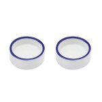 Bol en c�ramique pour reptile, bol d'alimentation pour terrarium, ver, ver de farine, grenouille, gecko, ...